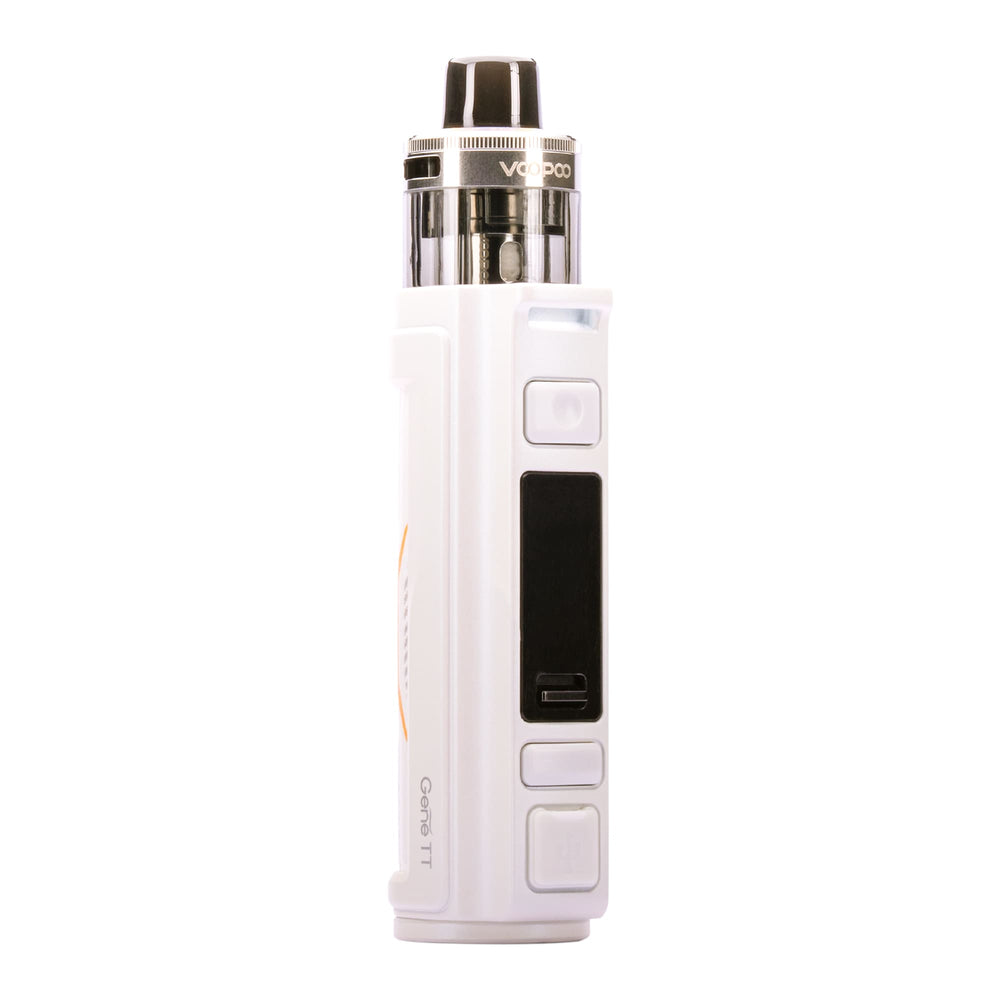 Front side image of white Argus Pro 2 vape kit.