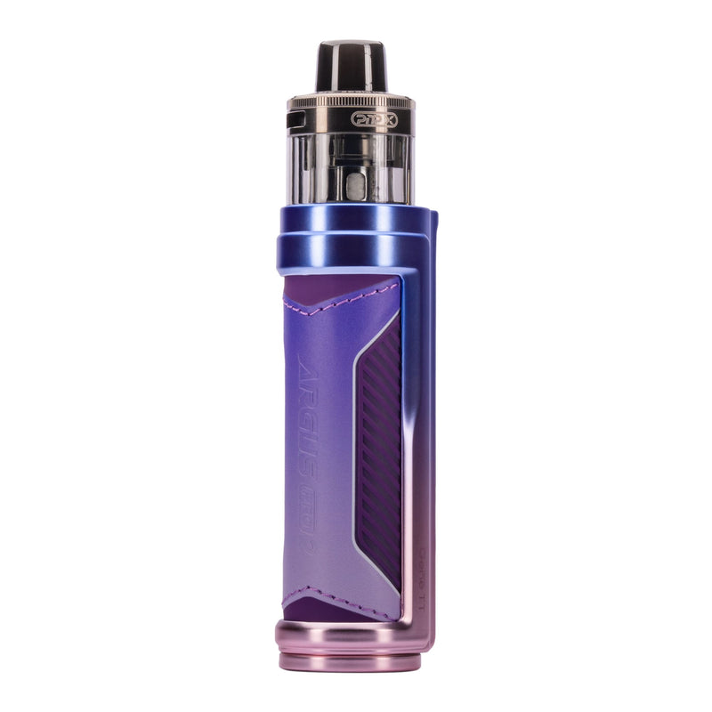 Back image of Sky Purple Argus Pro 2 vape kit.