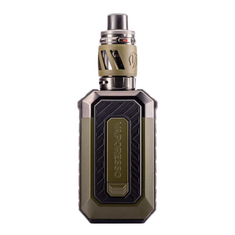 Back image of green Vaporesso Armour Max vape kit.