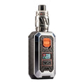 Front angled image of silver Vaporesso Armour Max vape kit.