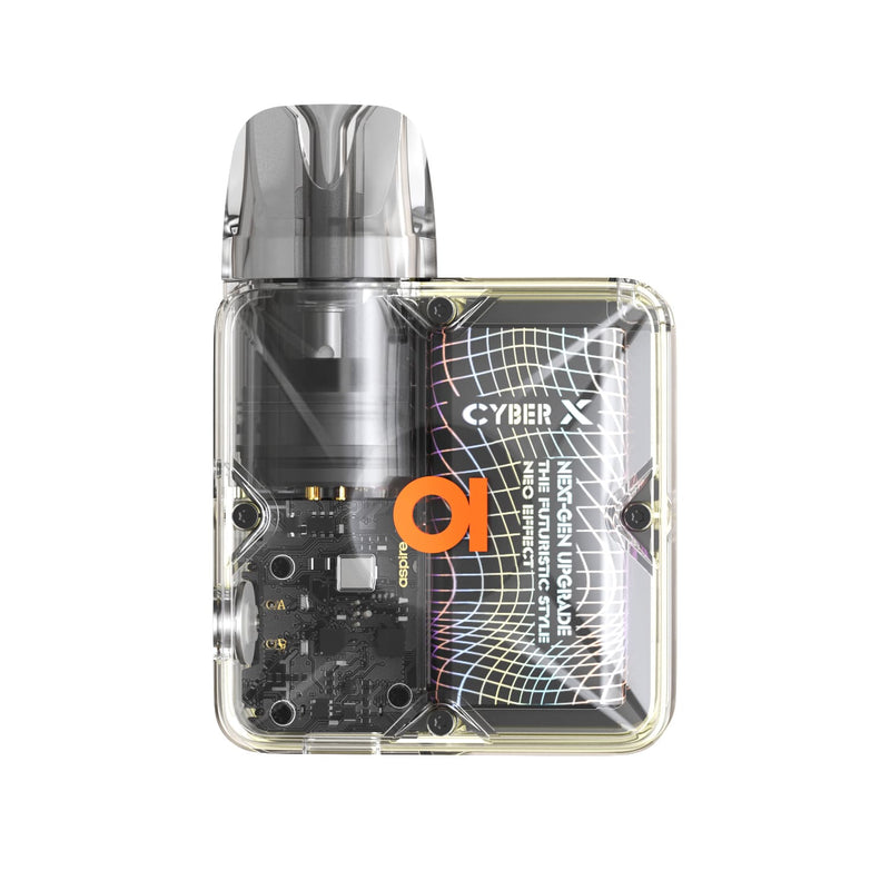 Aspire Cyber X Pod Kit in Flax Yellow Colour - Front Image