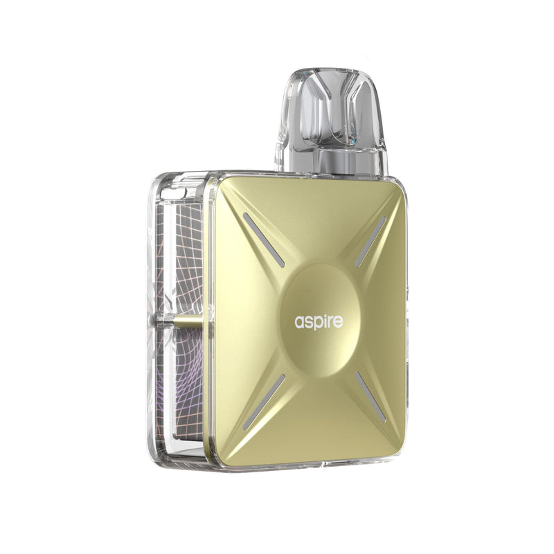 Aspire Cyber X Pod Kit in Flax Yellow Colour - Back Side On Image
