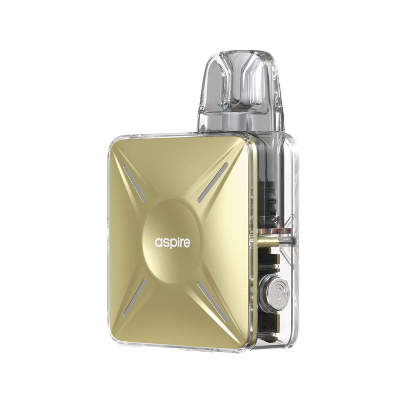 Aspire Cyber X Pod Kit in Flax Yellow Colour - Front Side On Image