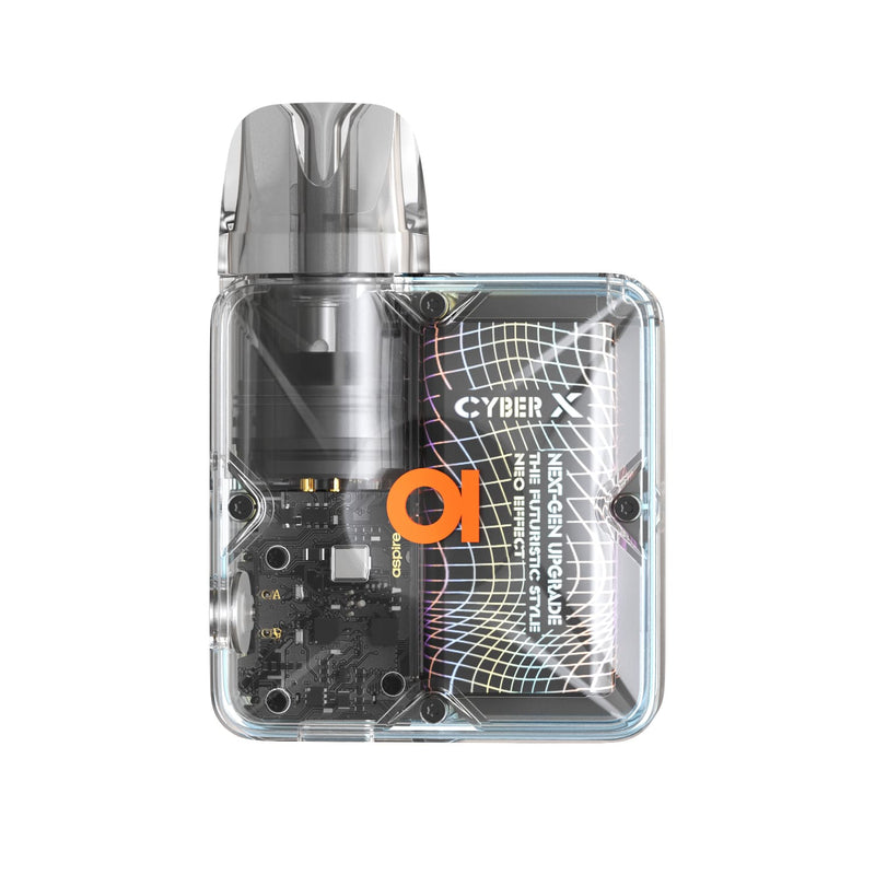 Aspire Cyber X Pod Kit in Frost Blue Colour - Front Image