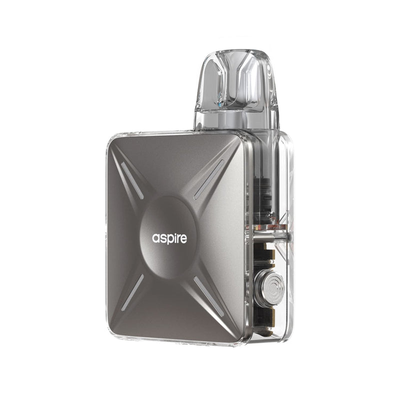 Aspire Cyber X Pod Kit in Gunmetal Colour - Front Side On Image
