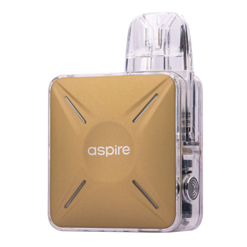Aspire Cyber X Vape Kit in Yellow - Side on Image