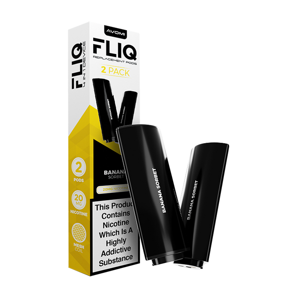 avomi fliq pods banana sorbet