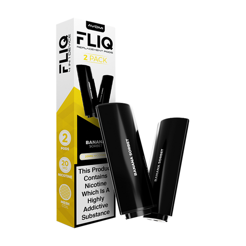 avomi fliq pods banana sorbet
