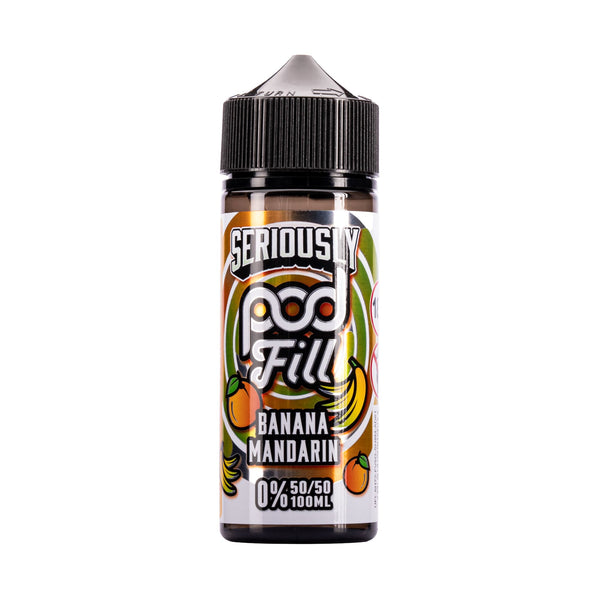 Banana Mandarin Seriously Pod Fill 100ml Shortfill E-Liquid