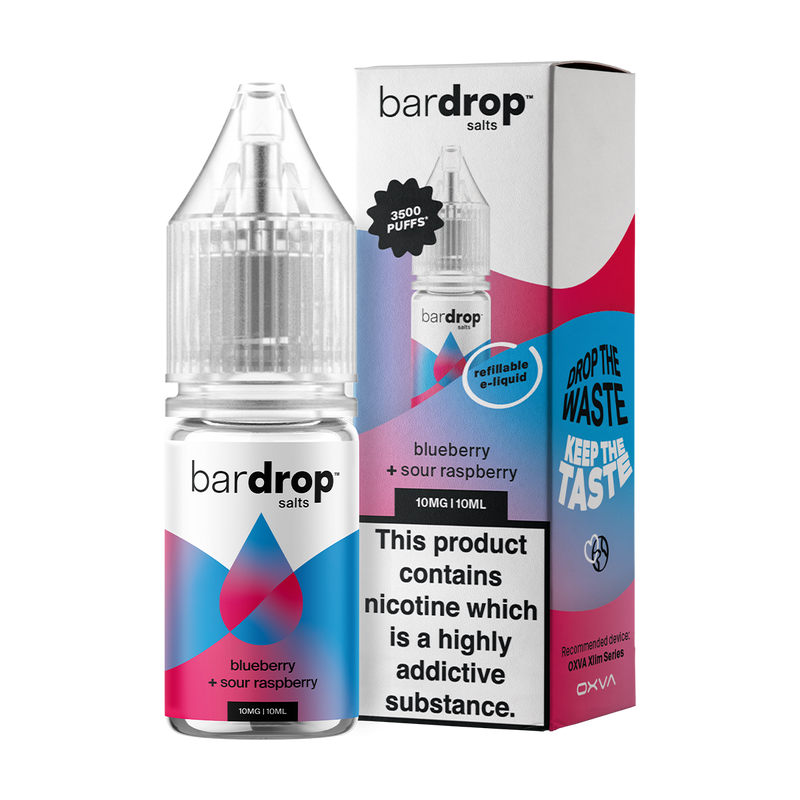 bar drop box bottle blueberry sour raspberry