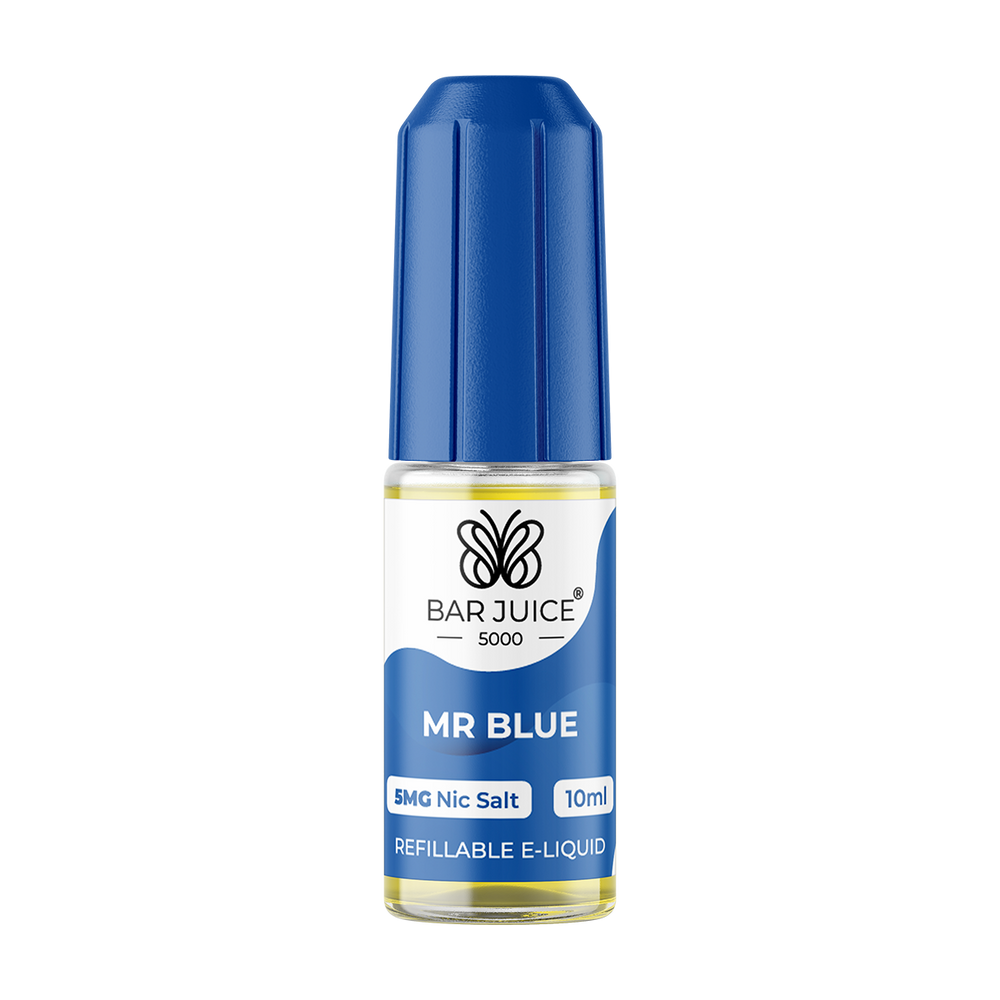 Mr Blue Nic Salt by Bar Juice 5000 Royal Flush Vape Mr Blue Nic Salt by Bar Juice 5000 Royal Flush Vape