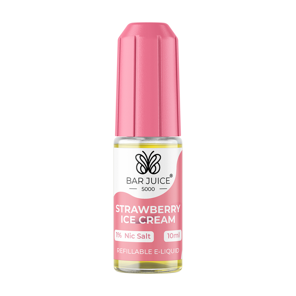 best strawberry vape juice uk Strawberry Ice Cream Nic Salt by Bar Juice 5000 – Royal Flush Vape