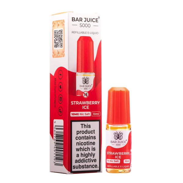 Strawberry Ice Nic Salt E-Liquid by Bar Juice 5000