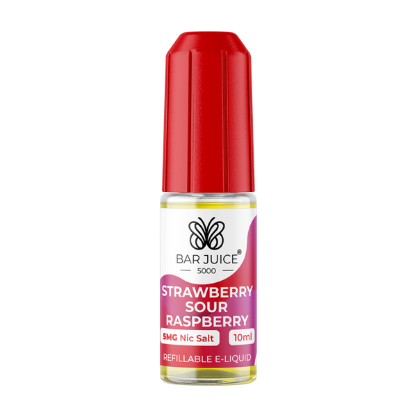 bar juice 5000 strawberry sour raspberry 10ml 5mg