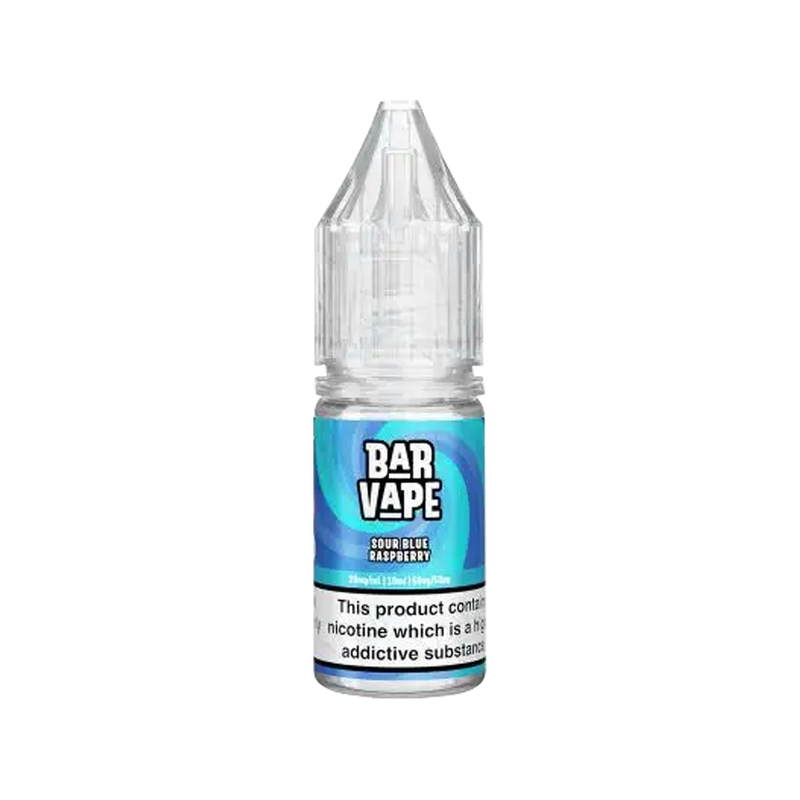 Sour Blue Raspberry Nic Salt by Bar Vape