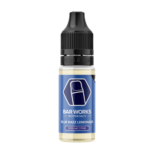 bar works nic salts blue razz lemonade 5mg 10ml