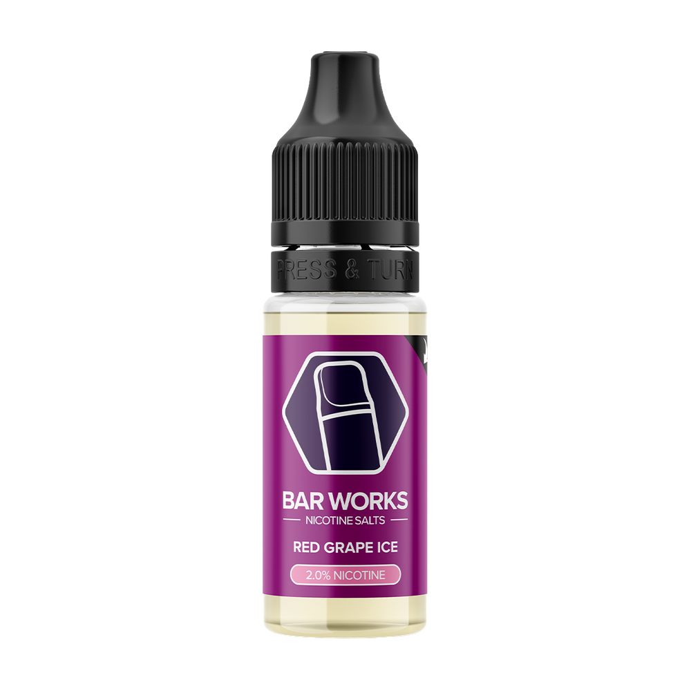 Red Grape Ice Nic Salt by Bar Works - 10ml