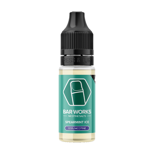 bar works nic salts spearmint ice 5mg 10ml