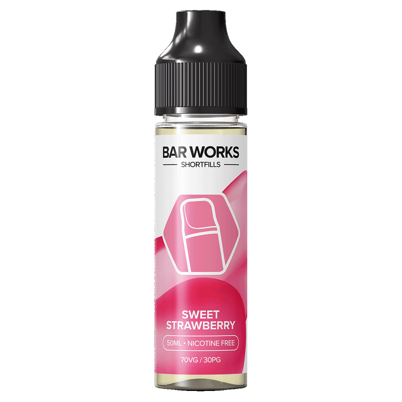 Sweet Strawberry Shortfill by Bar Works - 50ml