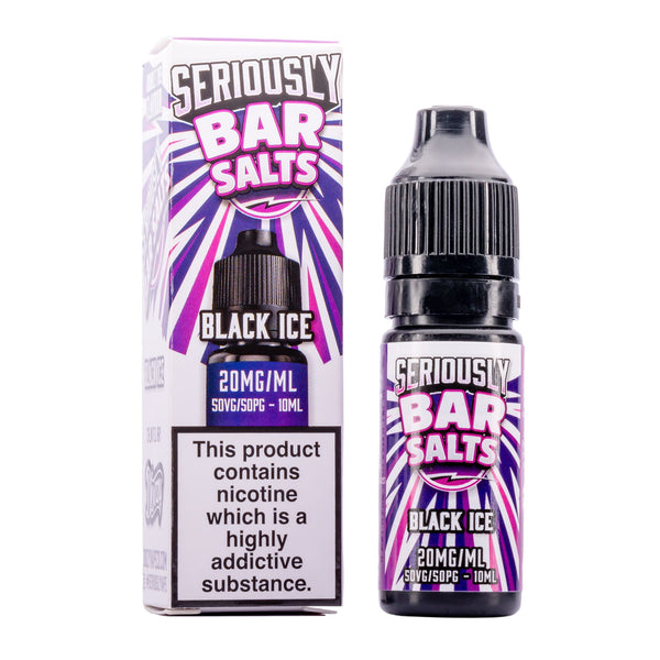 Black Ice Nic Salt E-Liquid by Seriously Bar Salts