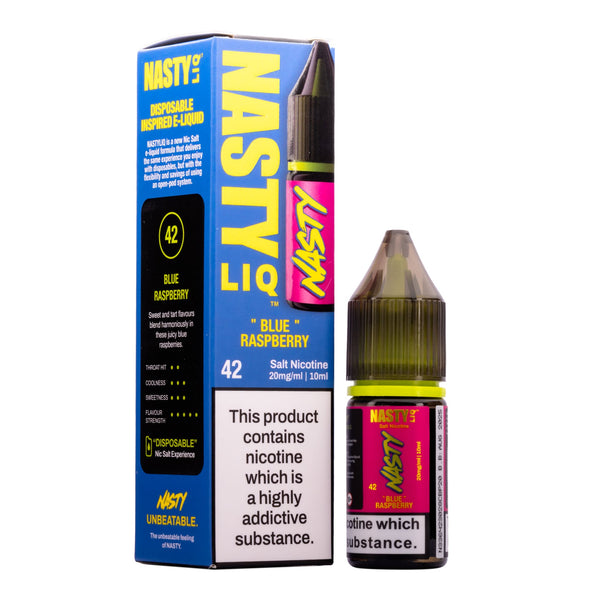 Nastyliq Blue Raspberry 10ml Nic Salt E-Liquid