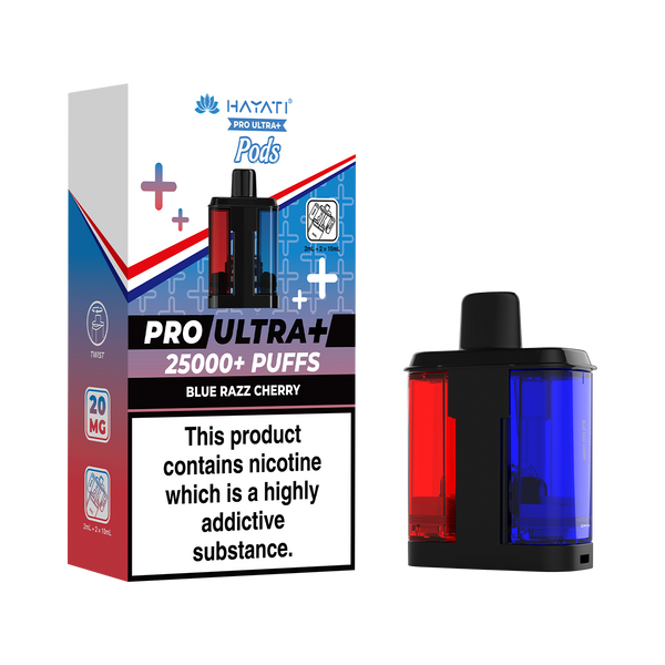 Hayati pro ultra Plus Pods Blue Razz Cherry
