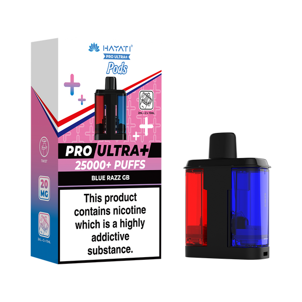 Hayati pro ultra Plus Pods Blue Razz GB