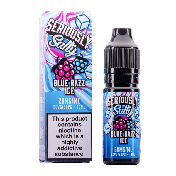 Blue Razz Ice Nic Salt E-Liquid by Seriously Salty