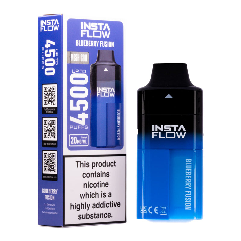 Instaflow 4500 Dispoable Vape Kit - Blueberry Fusion Flavour