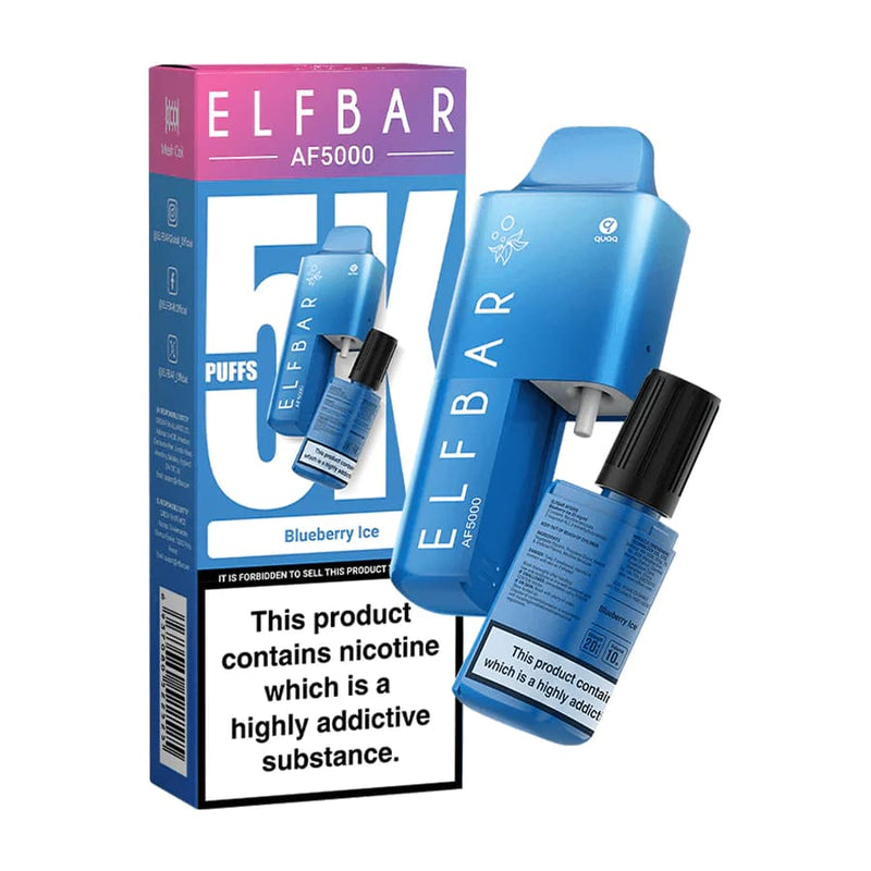 Elf Bar AF5000 Disposable Vape - Blueberry Ice