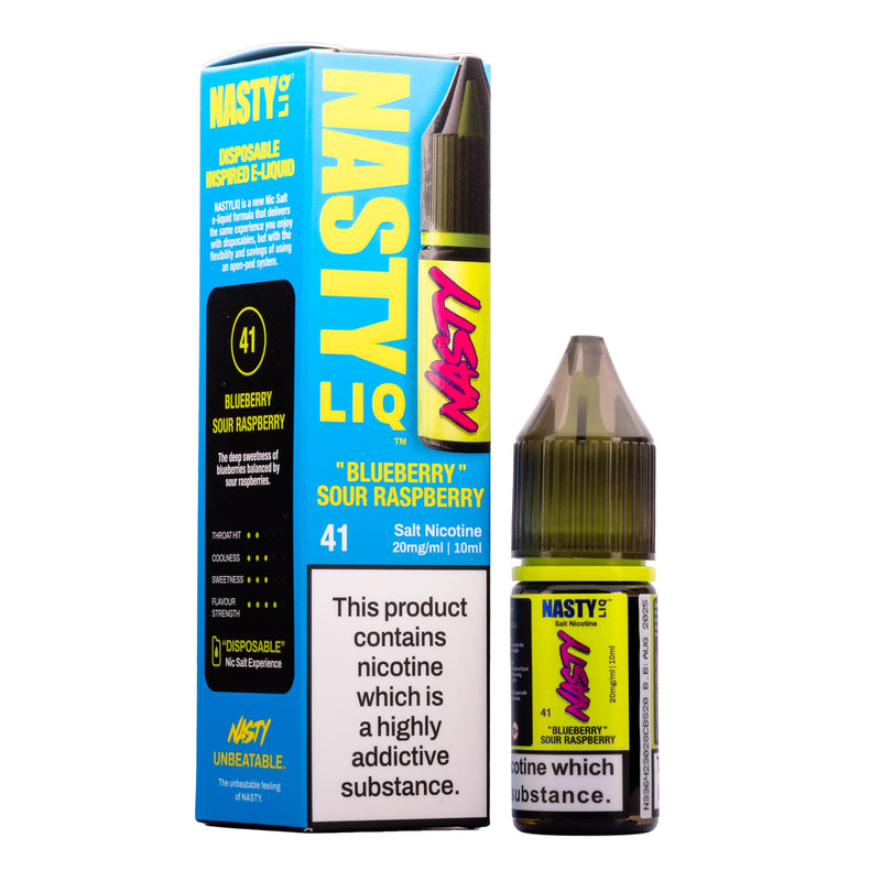 Nastyliq Blueberry Sour Raspberry 10ml Nic Salt E-Liquid