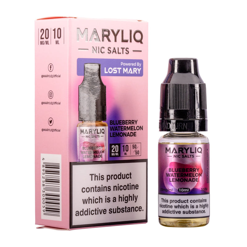 Blueberry Watermelon Lemonade Nic Salt E-Liquid by Maryliq