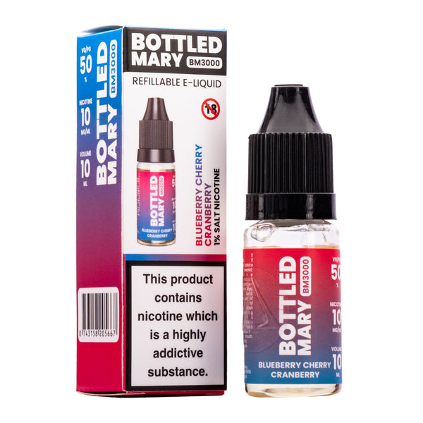 Bottled Mary Blueberry Cherry Cranberry Flavour Nic Salt E-Liquid 10ml