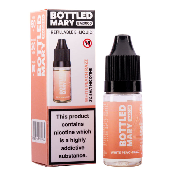 Bottled Mary White Peach Razz Nic Salt E-Liquid