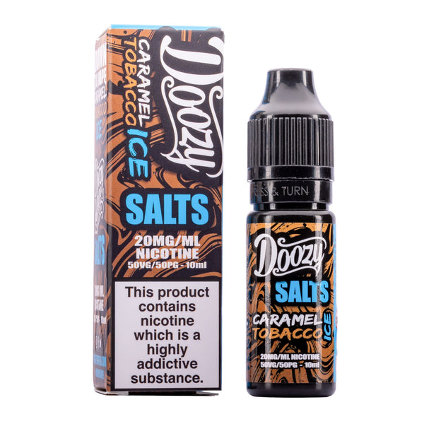 Caramel Tobacco Ice Nic Salt E-Liquid by Doozy Vape