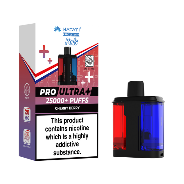 Hayati Pro Ultra Plus Pods Cherry Berry