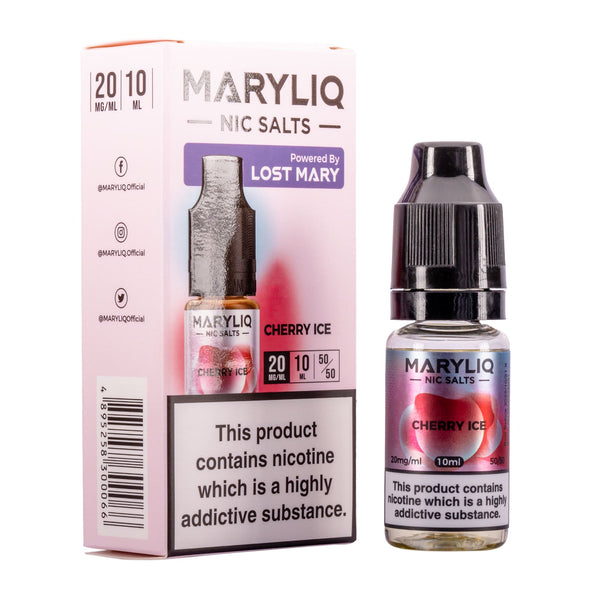 Cherry Ice Nic Salt E-Liquid by Maryliq