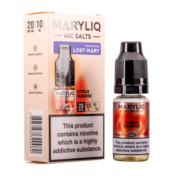 Citrus Sunrise Nic Salt E-Liquid by Maryliq