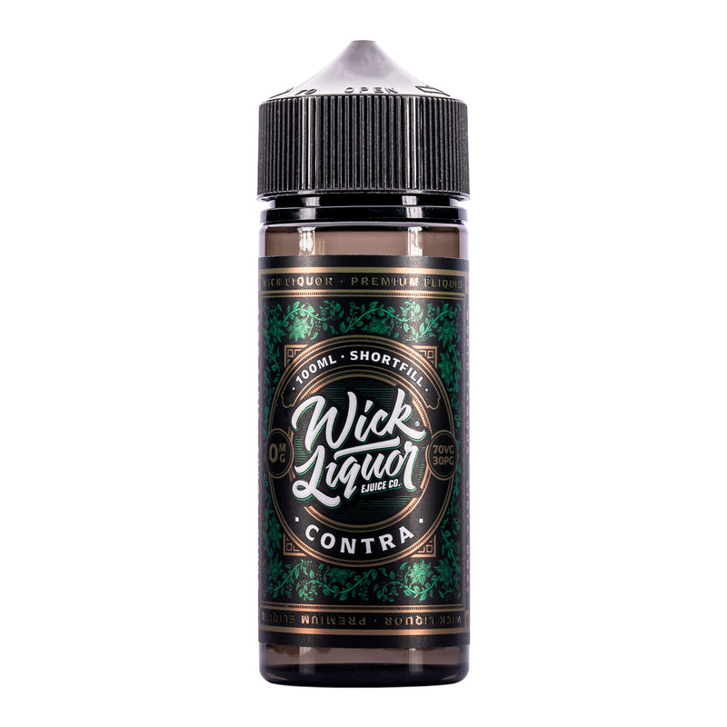 Contra 100ml Shortfill E-Liquid by Wick Liquor