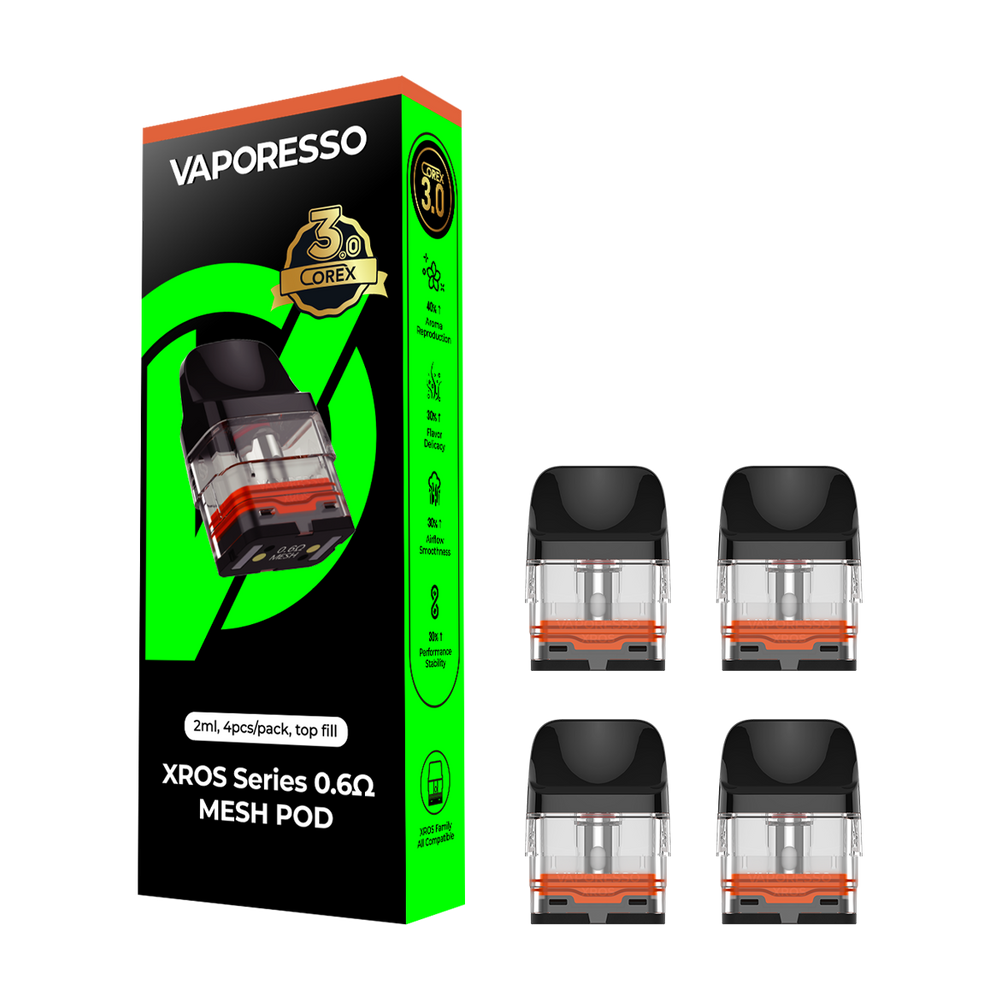 Vaporesso Xros Corex 3.0 Pods - 2ml Replacement Pods Royal Flush Vape Vaporesso Xros Corex 3.0 Pods - 2ml Replacement Pods Royal Flush Vape