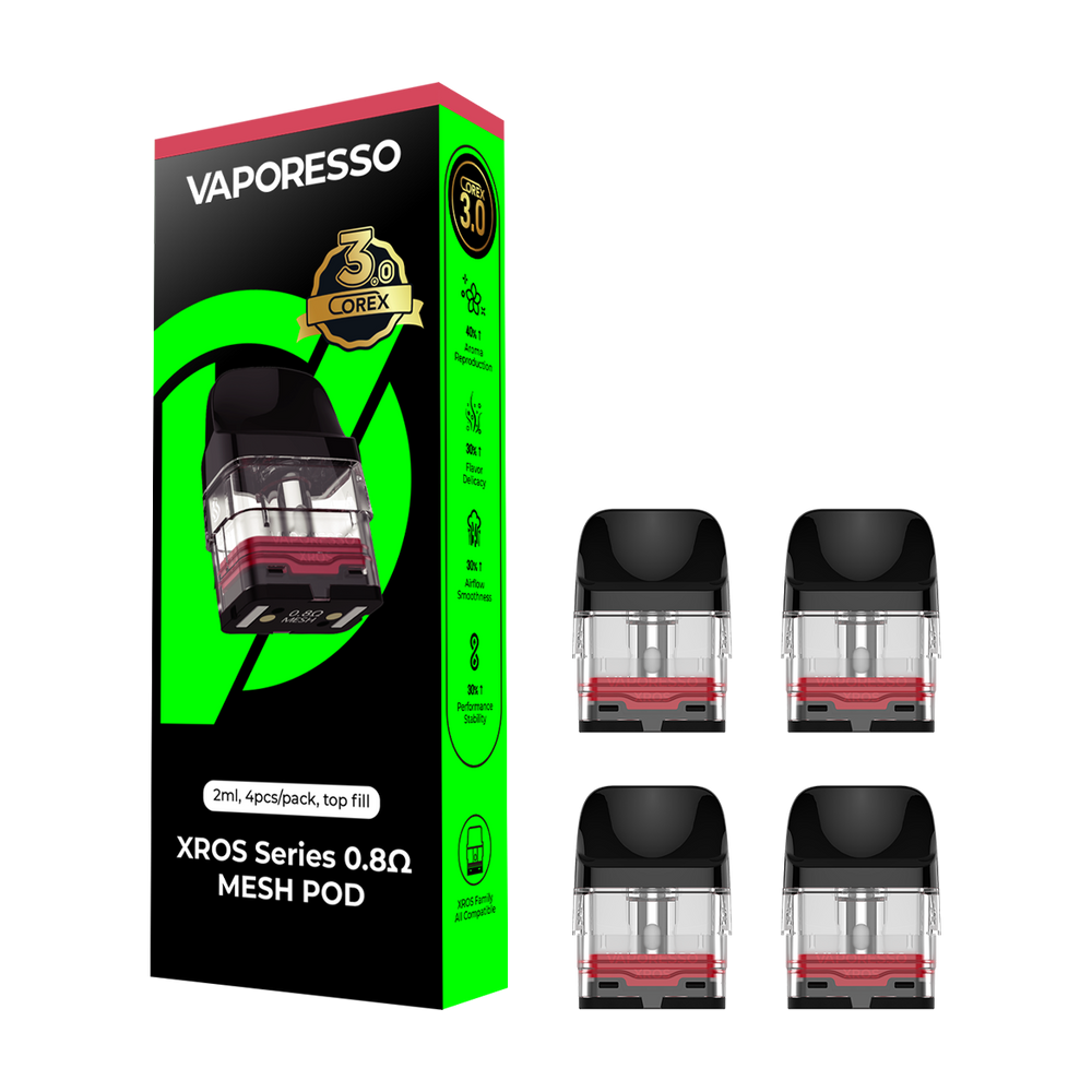 Vaporesso Xros Corex 3.0 Pods - 2ml Replacement Pods Royal Flush Vape Vaporesso Xros Corex 3.0 Pods - 2ml Replacement Pods Royal Flush Vape
