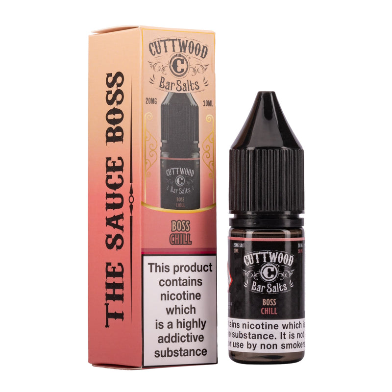 Cuttwood Boss Chill nicotine salt e-liquid.