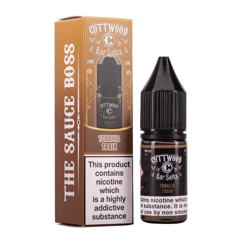 Cuttwood Tobacco Train nicotine salt e-liquid.