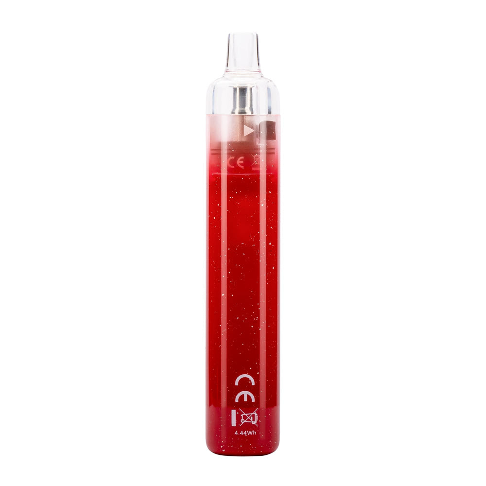 Back view of Red Cyber G slim pod kit.