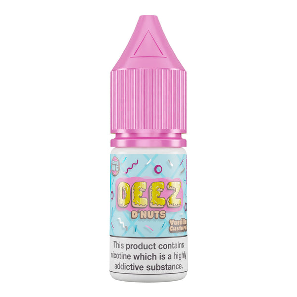 Deez D'Nuts Vanilla Custard 10mg Nic Salt E-Liquid