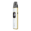 Front side render of Diamond White Argus G3 pod kit by Voopoo.