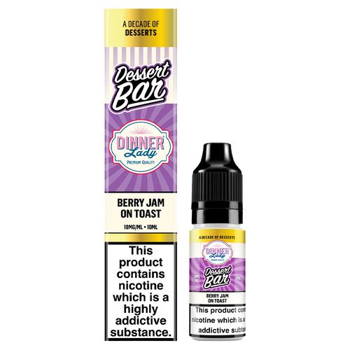 dinner lady bar salts desserts berry jam on toast 10ml