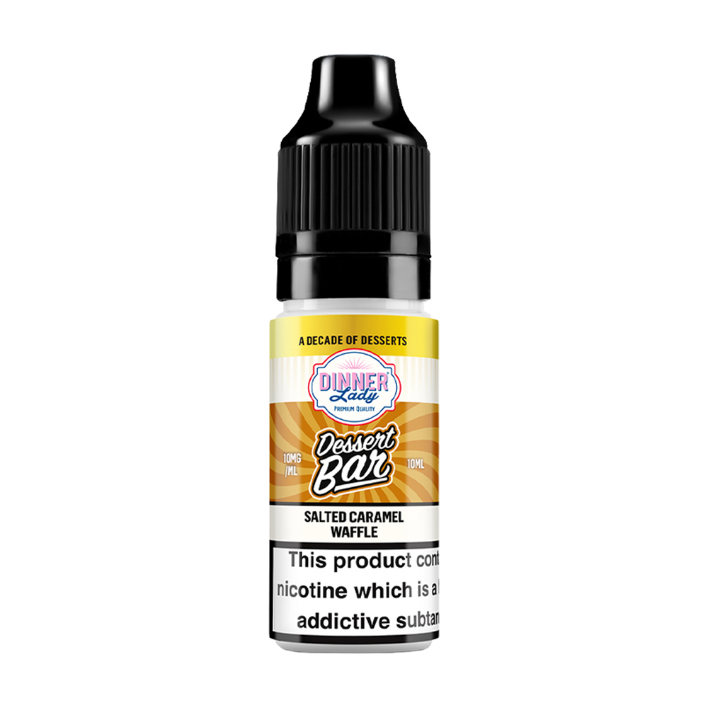 dinner lady bar salts desserts salted caramel waffle 10ml