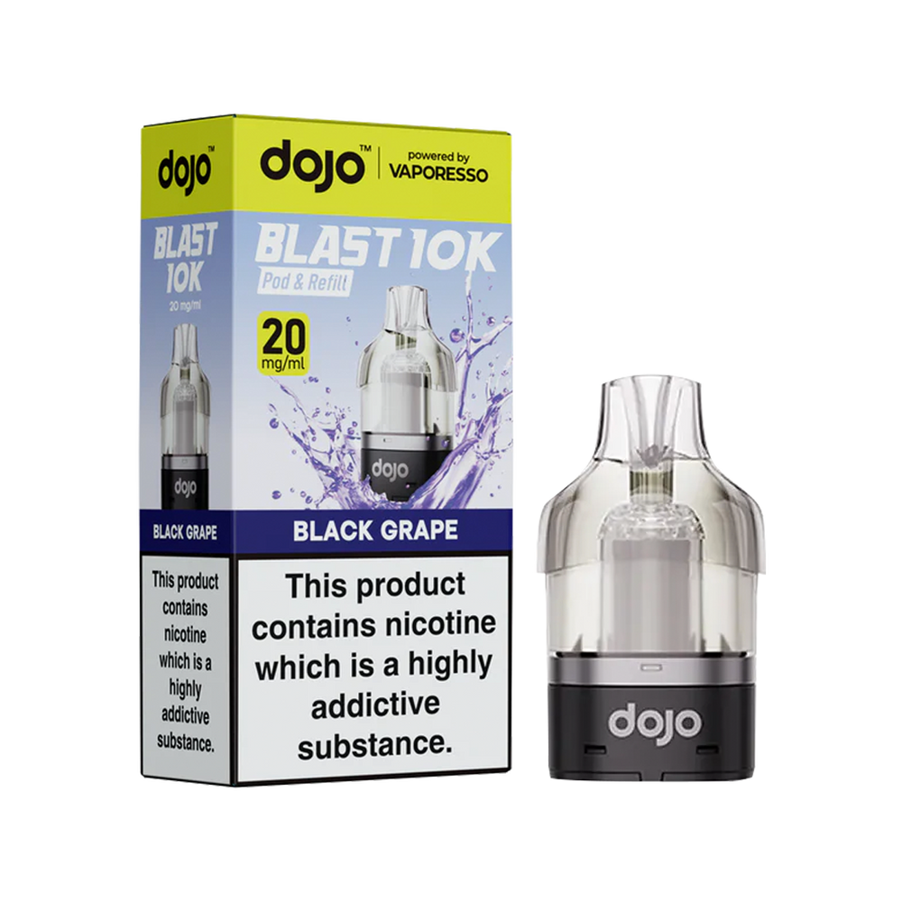 dojo blast 10k refill black grape