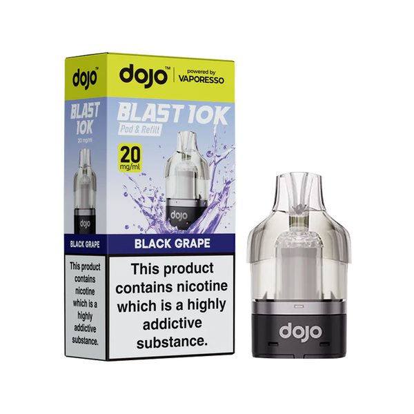 dojo blast 10k refill black grape
